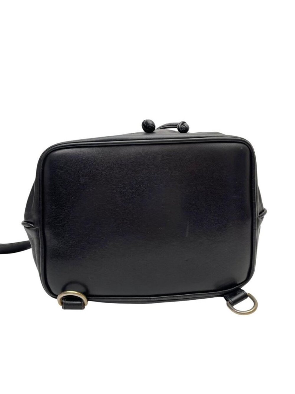 Chanel Lambskin CC Logo Drawstring Shoulder Bag Black - Picture 5 of 10